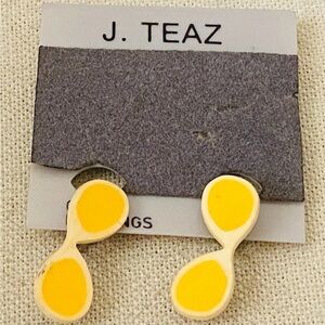 Yellow Earrings